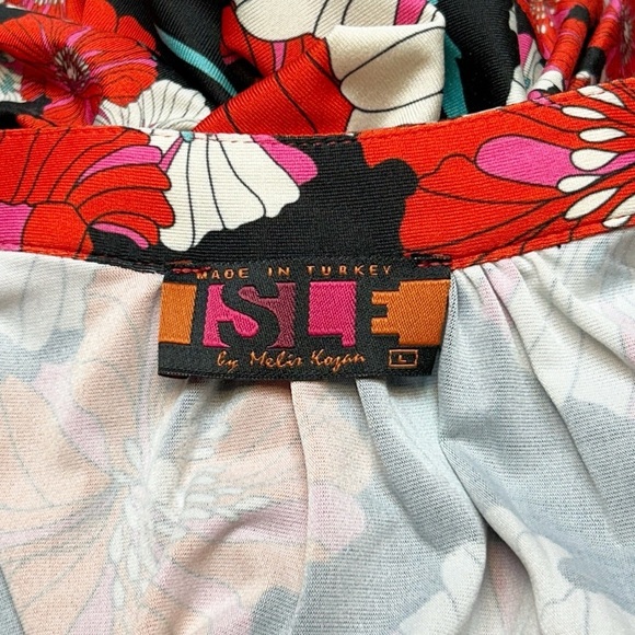 Isle by Melis Kozan Size Large Tunic Dress Made in Turkey - Picture 5 of 6